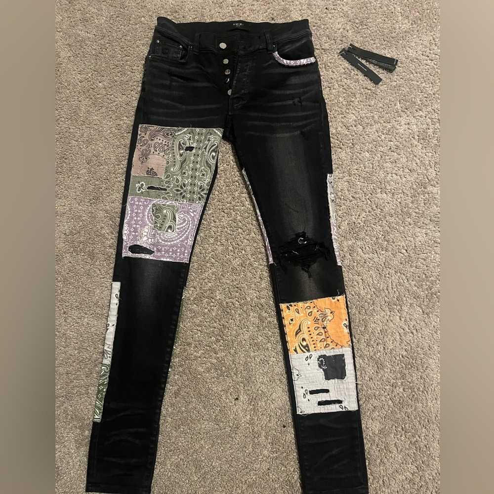 Amiri jeans worn once